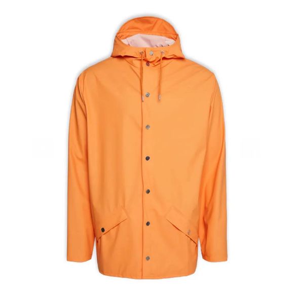 Rains Waterproof Jacket in Orange Size M - Picture 2 of 7